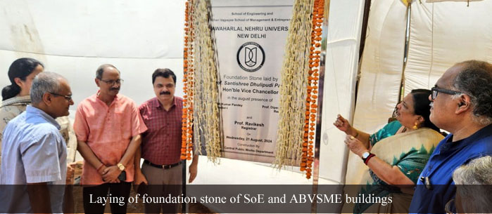 Laying Stone of SoE and ABVSME building